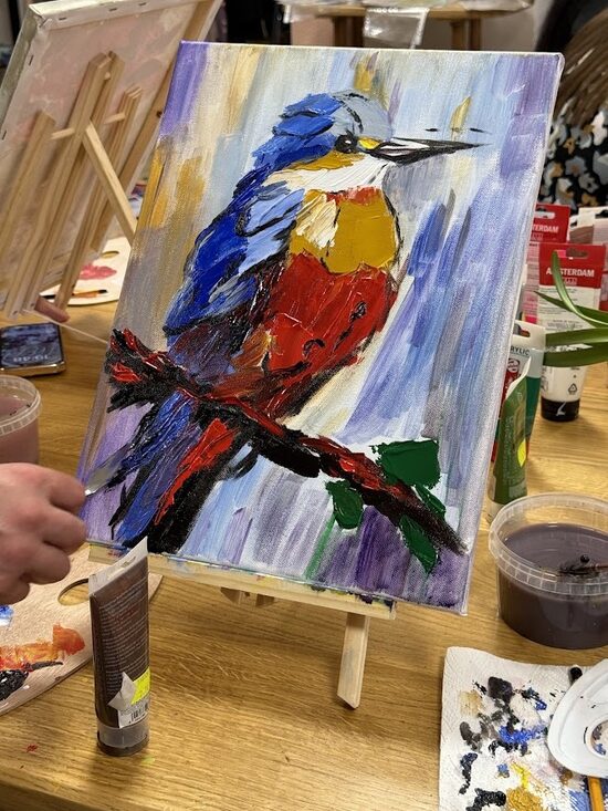 Gleznošanas pasākums Art&Wine 24. jūlijā