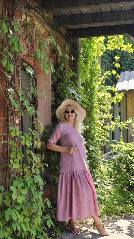 Lina kleita maigi rozā